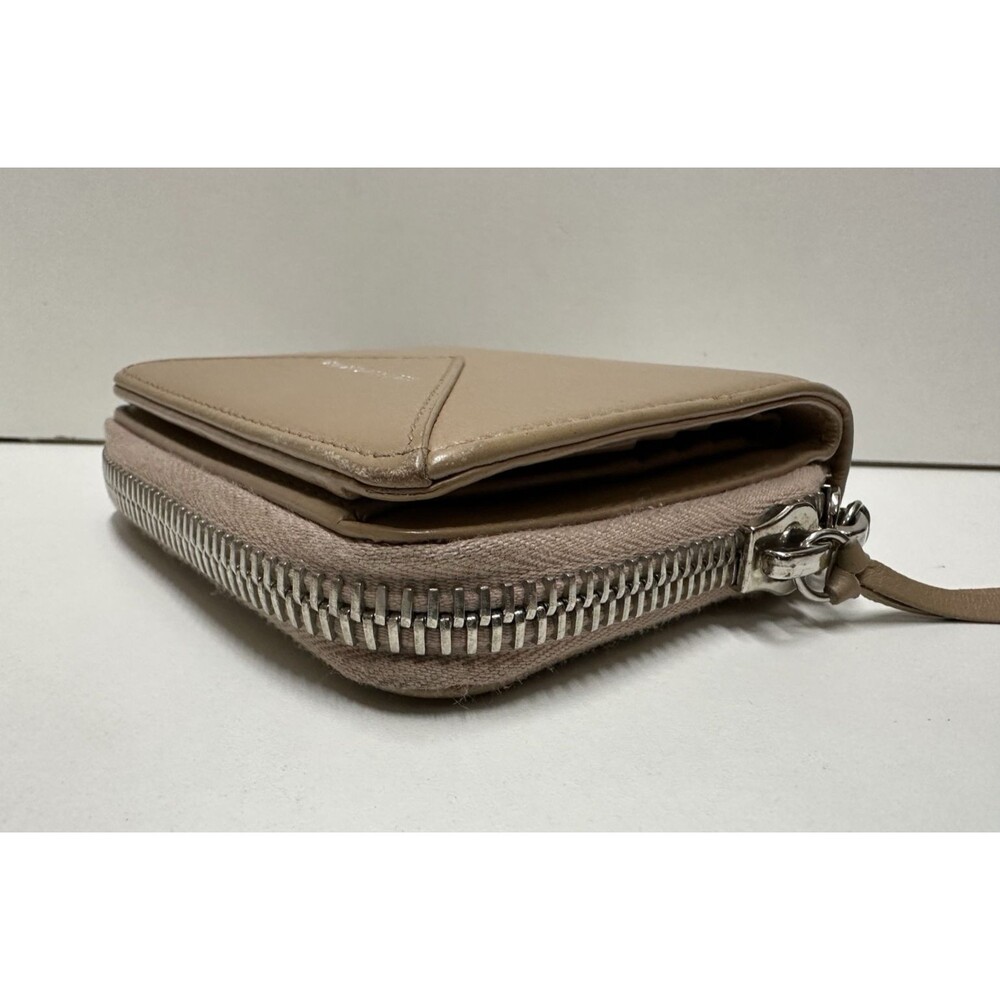 Balenciaga tan leather zipper all around wallet - Picture 7 of 16